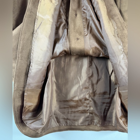 Women's Faux Suede Button-Front Mini A-Line Dress - Wild Fable M & XXL - Picture 7 of 12